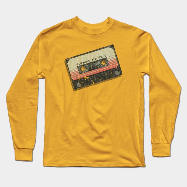 Awesome Mix Vol. 1 Long Sleeve T-Shirt by JCD666